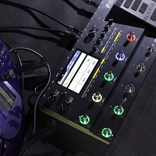MOOER GE300 MULTI-EFFECTS GUITAR SYNTH PEDAL, AMP MODELING PROCESSOR FOR RECORDING LIVE STAGE