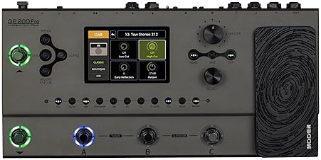 MOOER GE200 PRO GEN 4 MULTI-EFFECTS GUITAR PEDAL, AMP MODELING, MIDI, IR LOADER, LIVE STREAMING