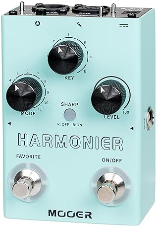 MOOER HARMONIER MVP2 VOCAL EFFECTS PROCESSOR PEDAL FOR GUITAR, SINGING, LIVE STREAMING RECORDING