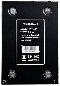 MOOER HARMONIER MVP2 VOCAL EFFECTS PROCESSOR PEDAL FOR GUITAR, SINGING, LIVE STREAMING RECORDING