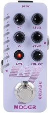 MOOER R7 GUITAR REVERB PEDAL 7 CLASSIC REVERB TYPES, PRESETS, HIGH LOW CUT, TRAIL ON, BUFFER BYPASS
