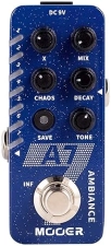 MOOER A7 REVERB GUITAR PEDAL 7 REVERB EFFECTS, SAVE SETTINGS, INFINITE TRAIL, BUFFER TRUE BYPASS
