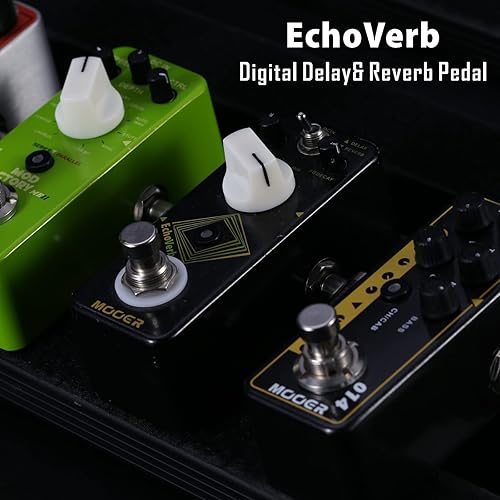 MOOER ECHOVERB DIGITAL DELAY REVERB GUITAR EFFECTS PEDAL STEREO AMBIENCE FOR ELECTRIC GUITAR