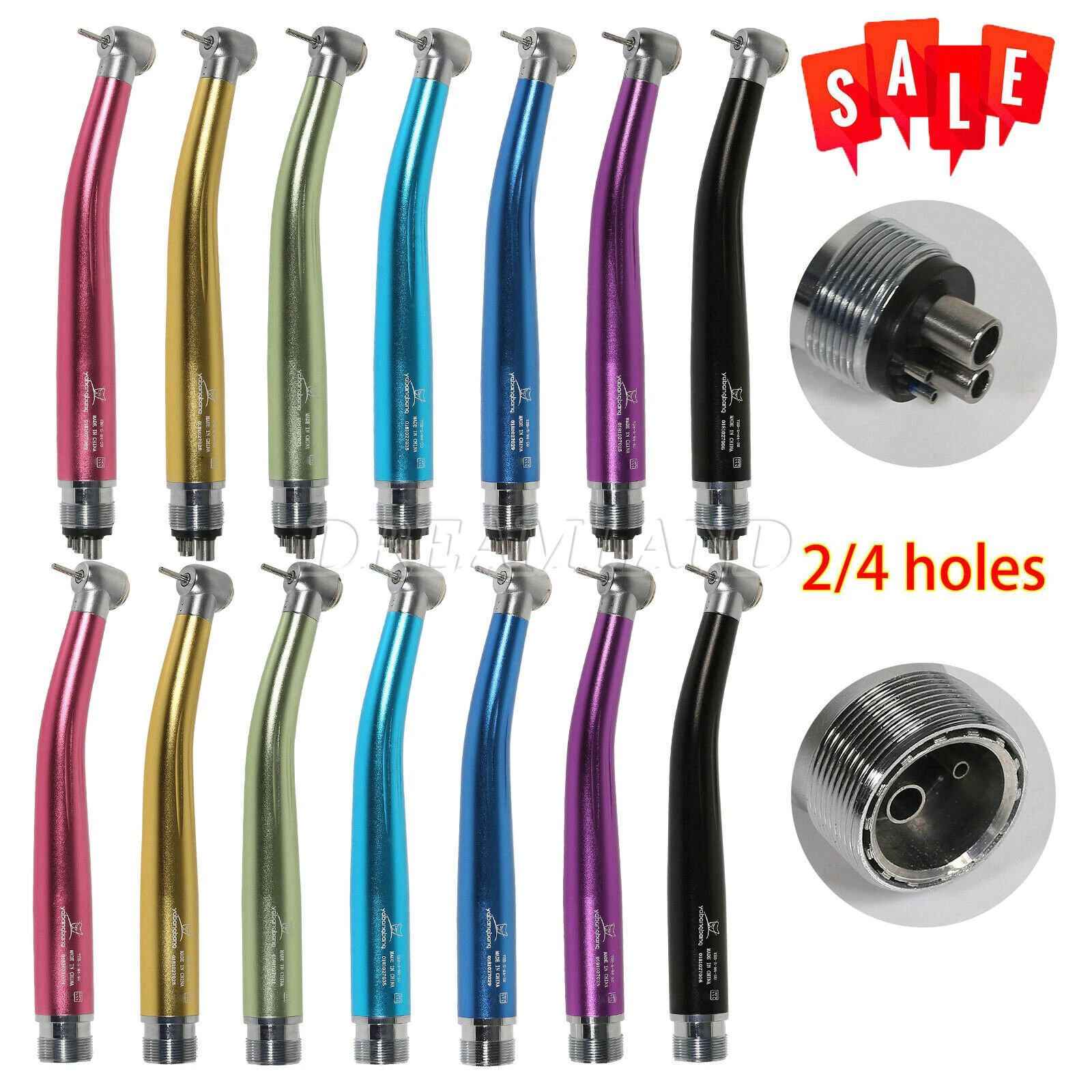 AZDENT YABANGBANG TURBINE HIGH SPEED HANDPIECE DENTAL 4HOLE NSK STYLE