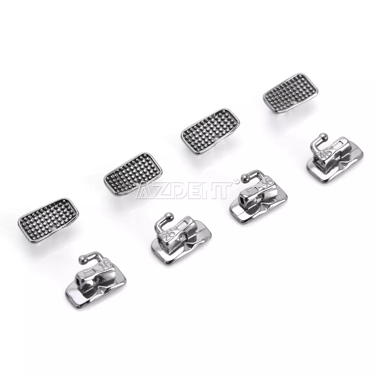 AZDENT DENTAL ORTHODONTIC BUCCAL TUBE 1ST 2ND MOLAR ROTH MBT 022 BONDABLE
