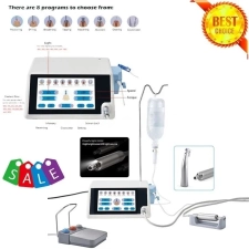 AZDENT DENTAL IMPLANT MOTOR SURGICAL SYSTEM LED TOUCH SCREEN+20:1 SURGICAL CONTRA ANGLE