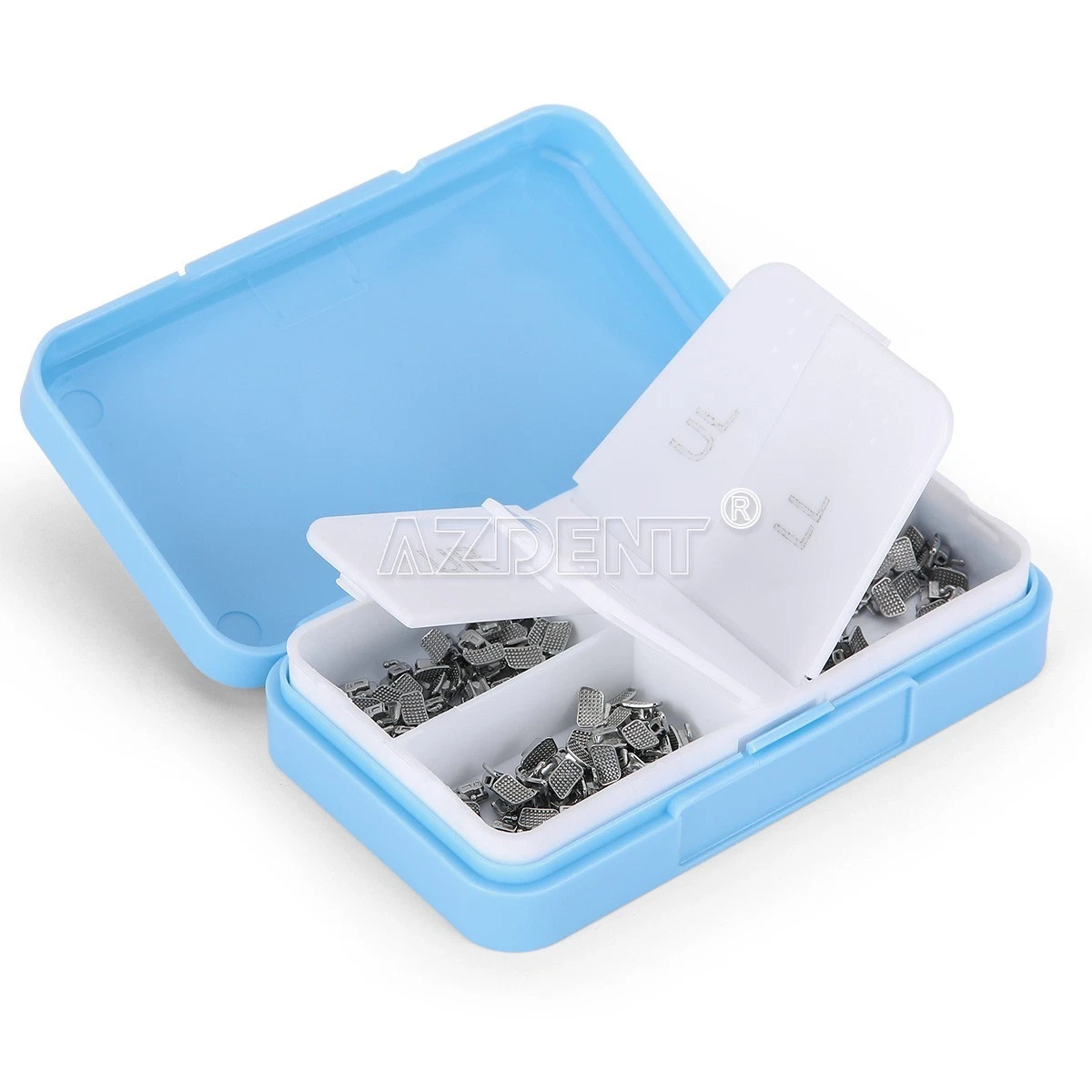AZDENT 50SET DENTAL ORTHODONTIC 2ND MOLAR BUCCAL TUBES ROTH/MBT 0.022 BONDABLE