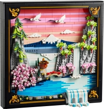LEGO JAPANESE CHERRY BLOSSOM LANDSCAPE