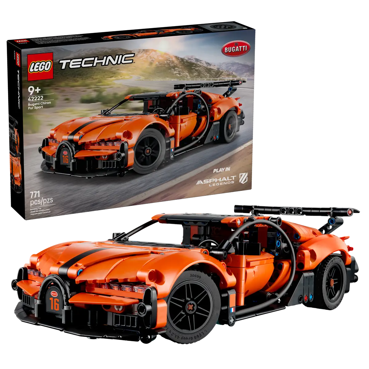 LEGO BUGATTI CHIRON PUR SPORT HYPERCAR