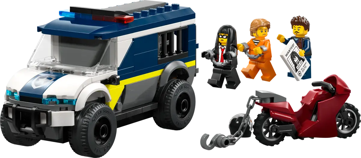 LEGO POLICE PRISONER TRANSPORT VAN