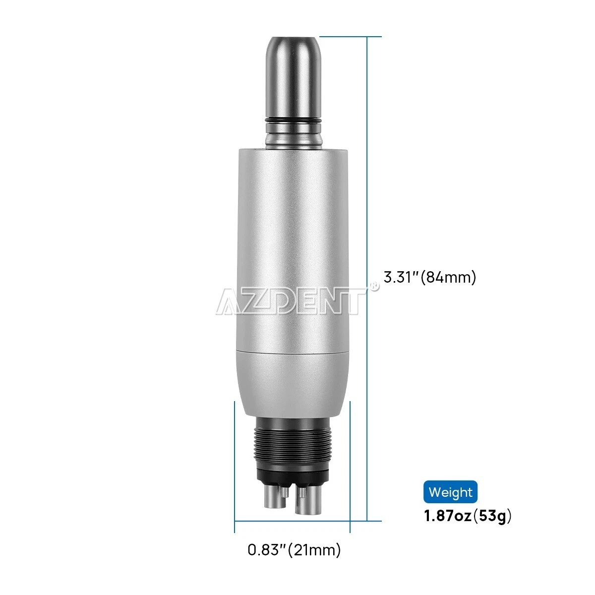 AZDENT 360° SWIVEL DENTAL CORDLESS HYGIENE PROPHY HANDPIECE AIR MOTOR 4H 4:1 NOSE CONE