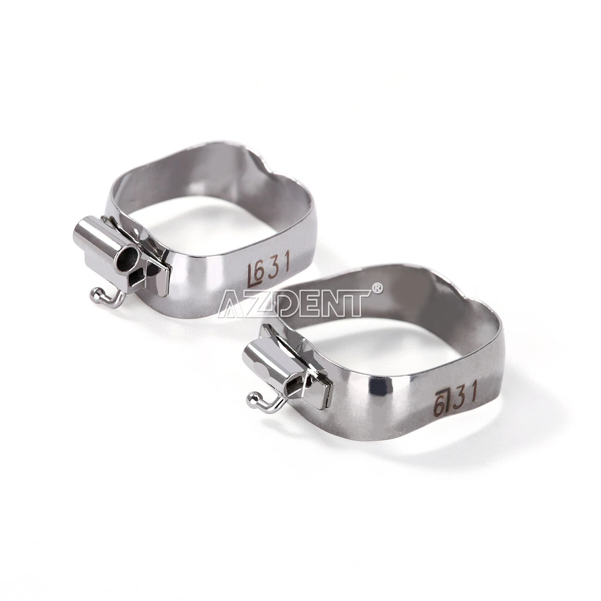 AZDENT DENTAL ORTHODONTIC BANDS W+ BUCCAL TUBE 1ST MOLAR ROTH//MBT 022" 16#-35#