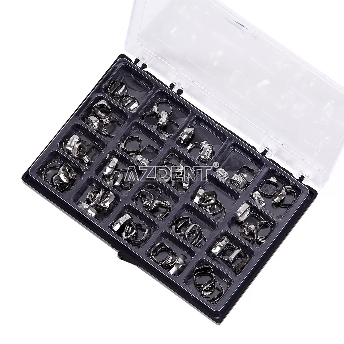 AZDENT DENTAL ORTHODONTIC BANDS W+ BUCCAL TUBE 1ST MOLAR ROTH//MBT 022" 16#-35#
