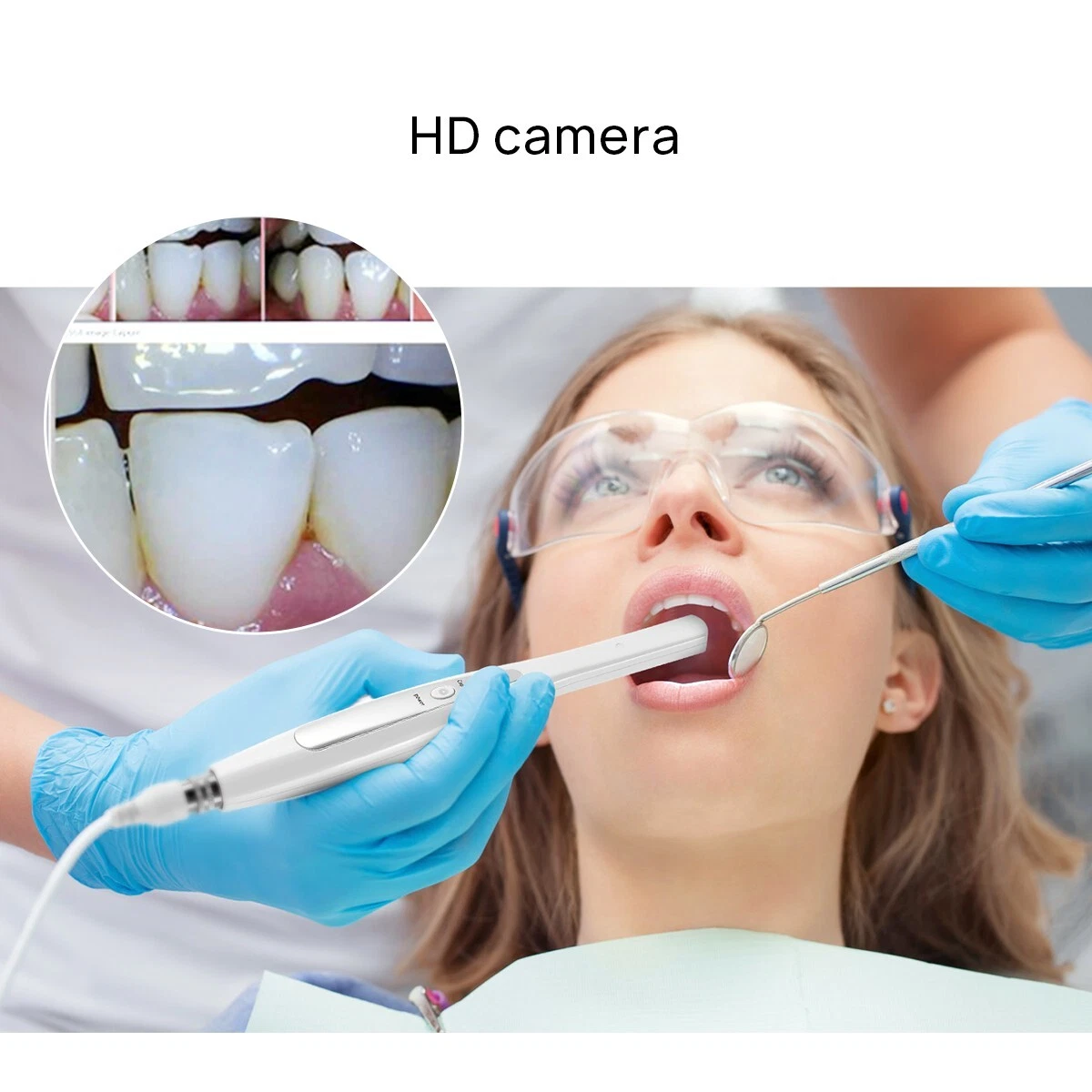 AZDENT DENTAL INTRAORAL CAMERA DIGITAL USB IMAGING FOCUS INTRA ORAL 6 LED LIGHT