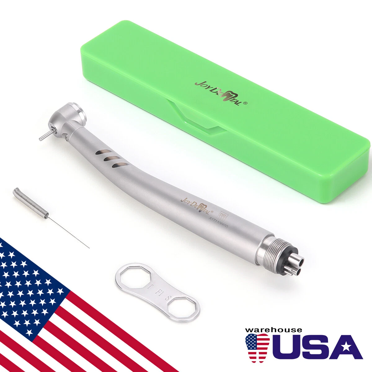 AZDENT DENTAL FIBER OPTIC LED E-GENERATOR HIGH SPEED HANDPIECE 4HOLE/2HOLE