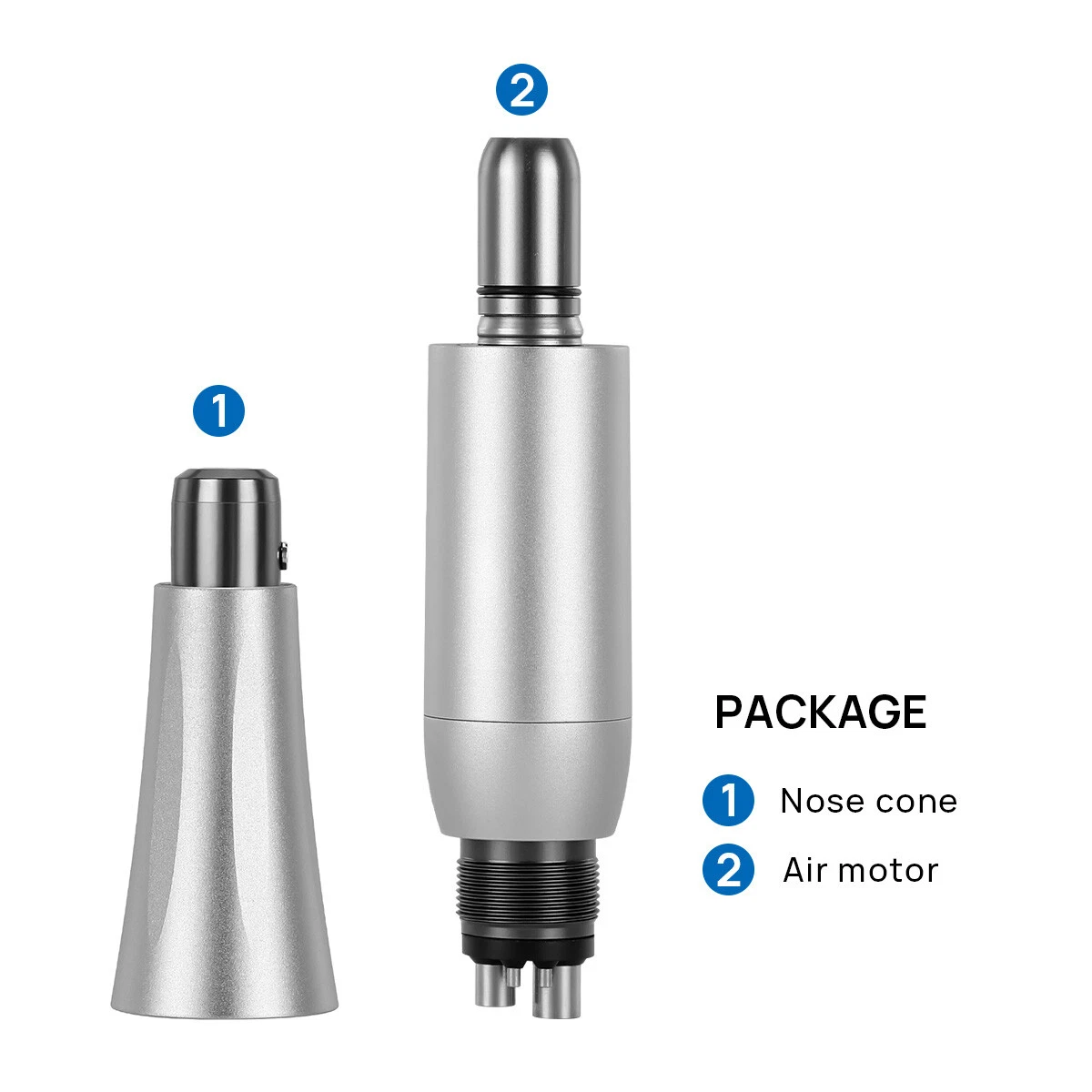 AZDENT DENTAL CORDLESS HYGIENE PROPHY POLISHING HANDPIECE AIR MOTOR 360° SWIVEL