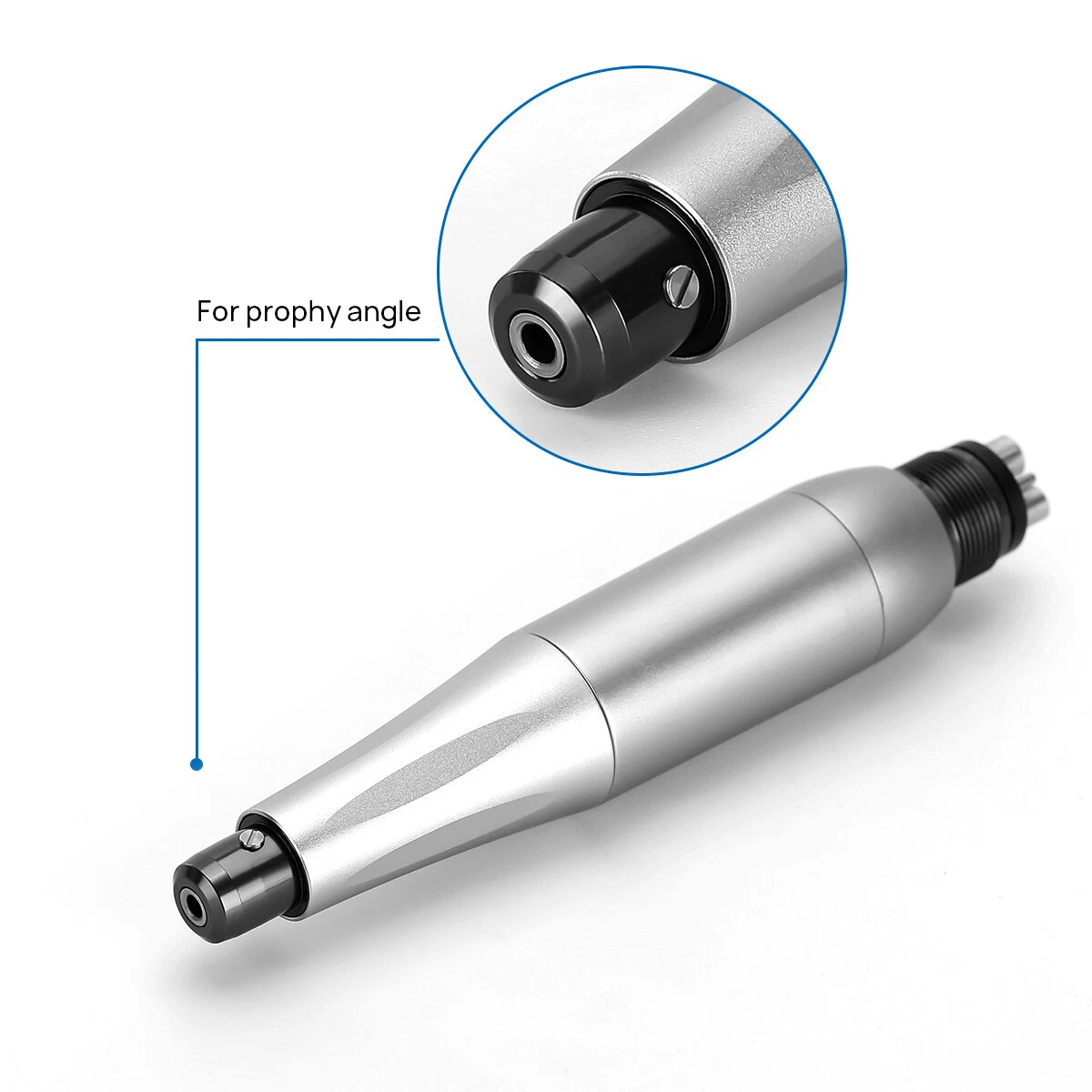 AZDENT DENTAL CORDLESS HYGIENE PROPHY POLISHING HANDPIECE AIR MOTOR 360° SWIVEL
