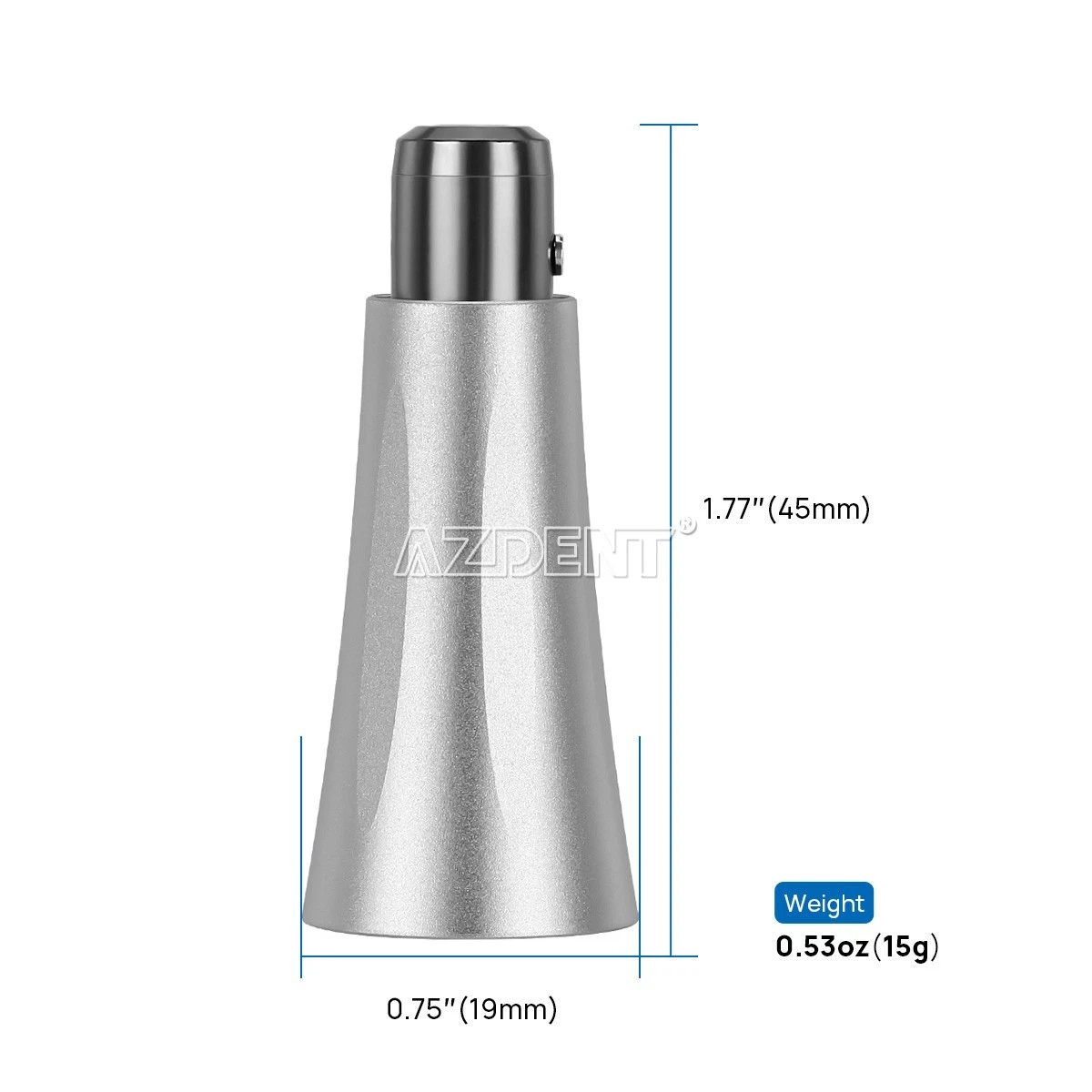 AZDENT DENTAL CORDLESS HYGIENE PROPHY POLISHING HANDPIECE AIR MOTOR 360° SWIVEL
