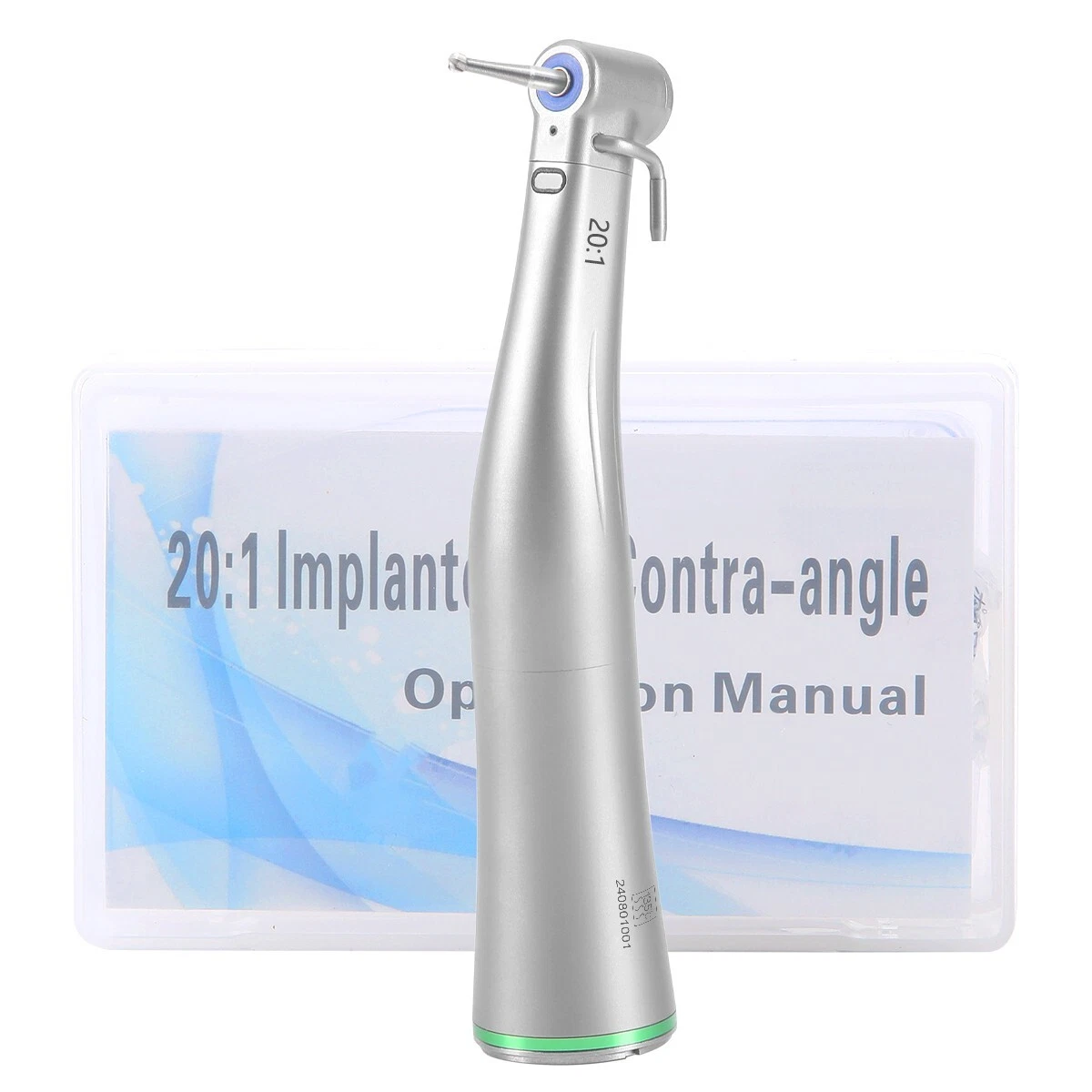 AZDENT DENTAL 20:1 LED FIBER OPTIC IMPLANT CONTRA ANGLE LOW SPEED HANDPIECE