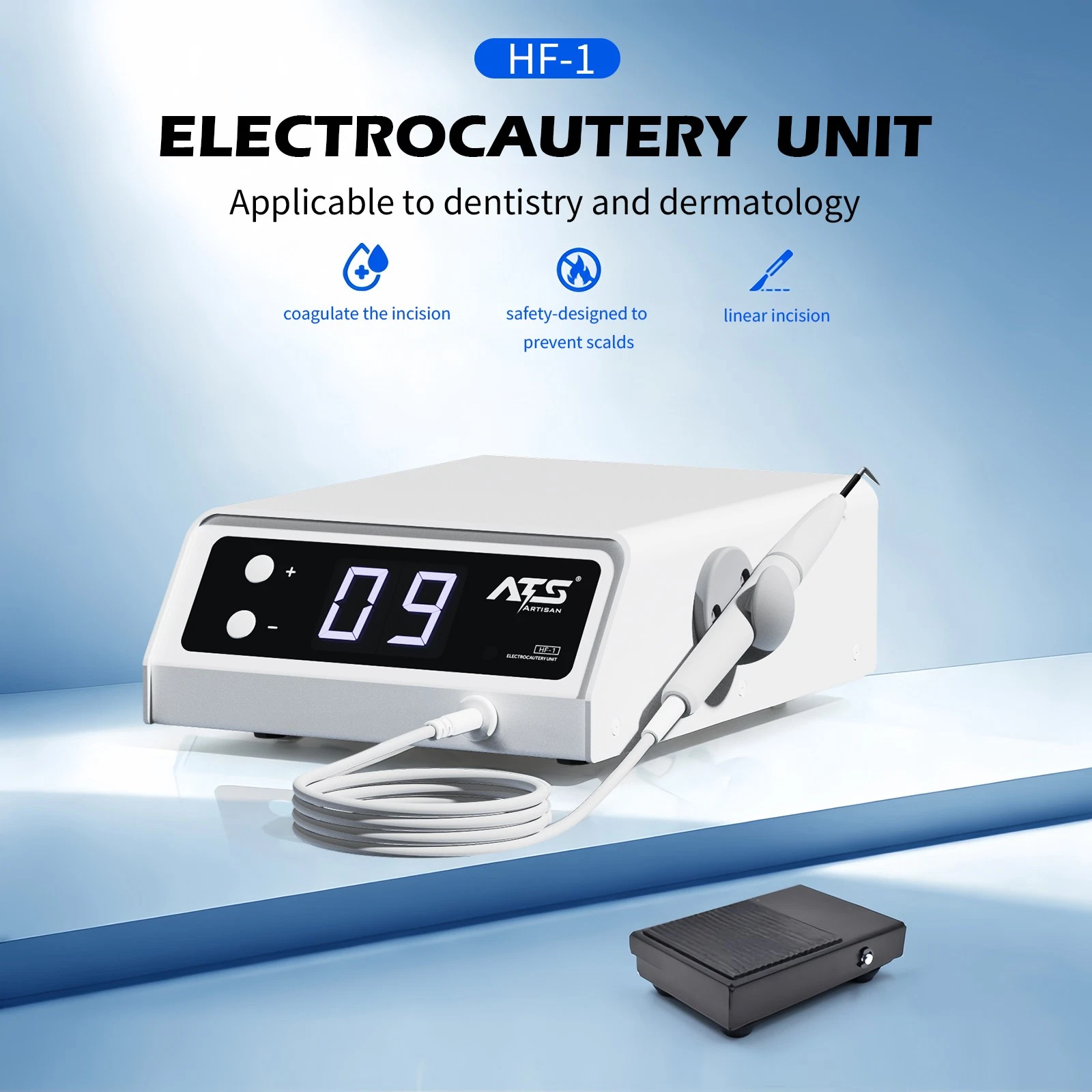 AZDENT ELECTROSURGERY UNIT DENTAL ELECTRO DENTISTY SYSTEM - HIGH FREQUENCY