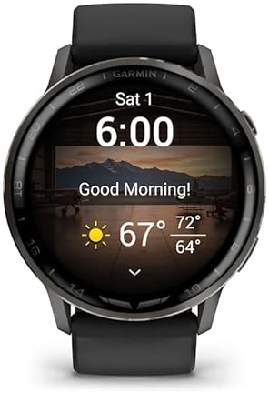 GARMIN D2 AIR X15 AVIATOR SMARTWATCH WITH GPS, AVIATION WEATHER, HEALTH FEATURES, BLACK BAND