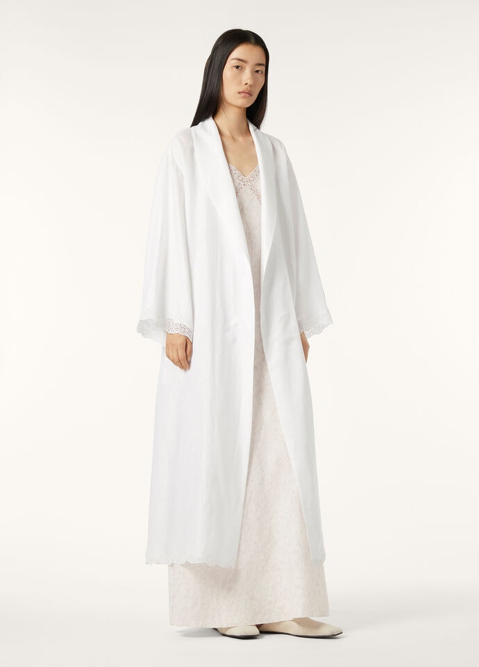 LORO PIANA BRAXTON ROBE  LINEN