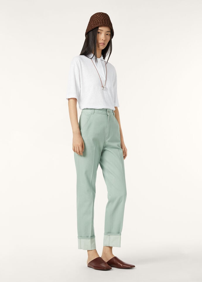 LORO PIANA GARGANO POLO SHIRT  LINEN