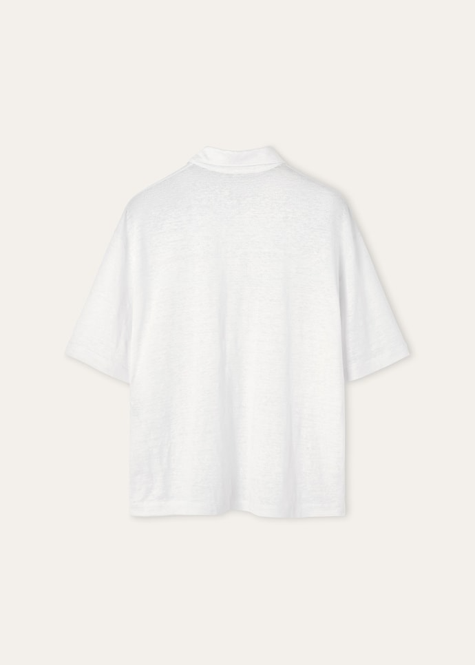 LORO PIANA GARGANO POLO SHIRT  LINEN