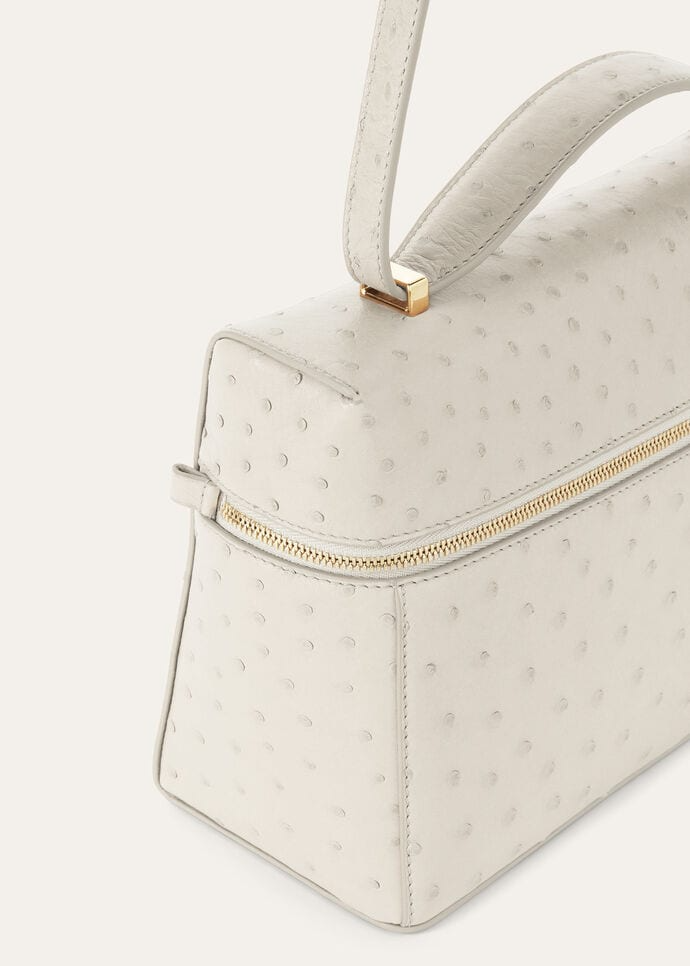 LORO PIANA EXTRA BAG L27  OSTRICH LEATHER