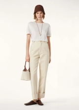 LORO PIANA GARGANO T-SHIRT  LINEN