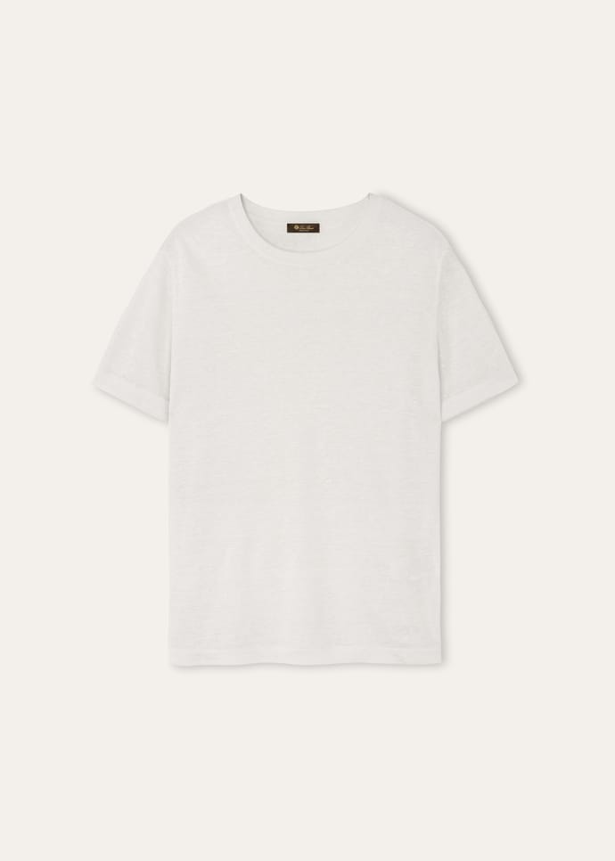 LORO PIANA GARGANO T-SHIRT  LINEN