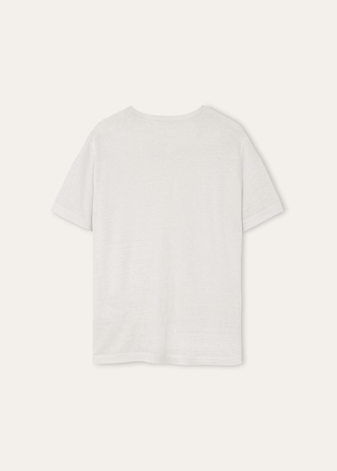LORO PIANA GARGANO T-SHIRT  LINEN
