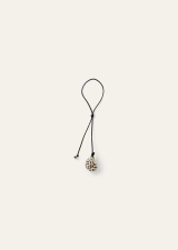 LORO PIANA SHELL CHARM  BRASS, ENAMEL