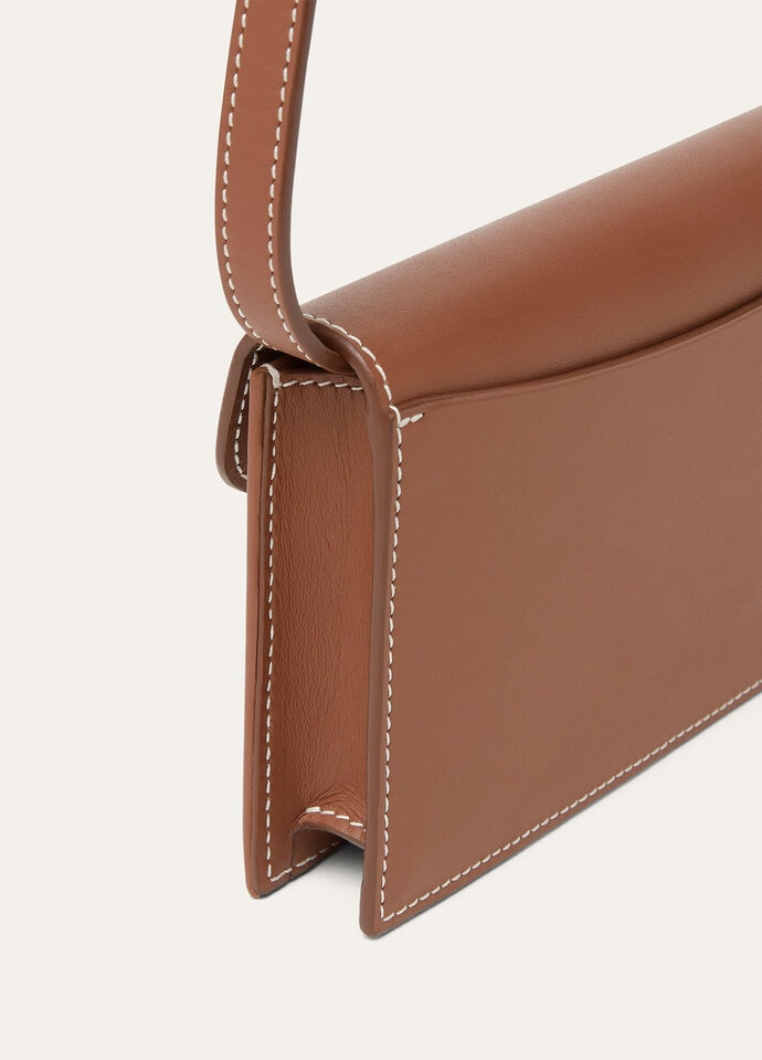 LORO PIANA EXTRA POCHETTE  COTTON, LINEN NATURAL/CARAMEL SUGAR/SUN GOLD