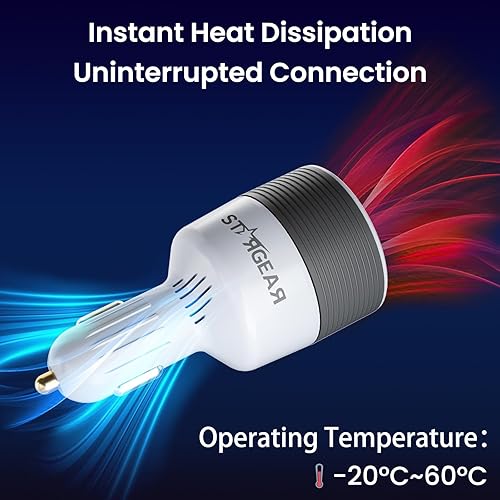 STARLINK MINI 12V-24V DC STEP UP CONVERTER 60W CAR CIGARETTE LIGHTER ADAPTER FOR RV BOAT TR