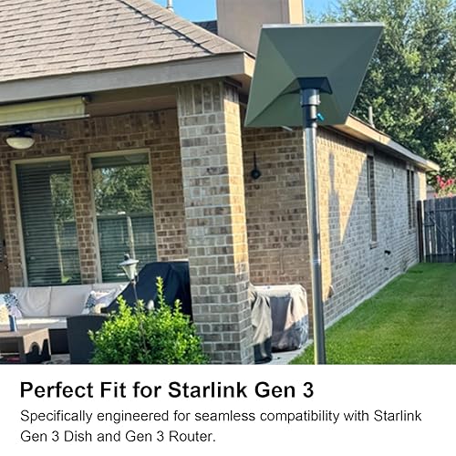 STARLINK GEN 3 ETHERNET CABLE 20FT 26AWG PURE COPPER CAT6 DOUBLE SHIELDED NETWORK CABLE