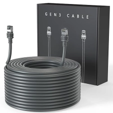 STARLINK LUCMO 250FT STARLINK GEN 3 24AWG WATERPROOF EXTENSION CABLE FOR STARLINK STANDARD V3 GRAY