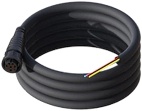 SIMRAD 2M POWER CABLE 4 PIN CONNECTOR TO BARE WIRES FOR POWER, CONTROL BUS EXTERNAL ALARM