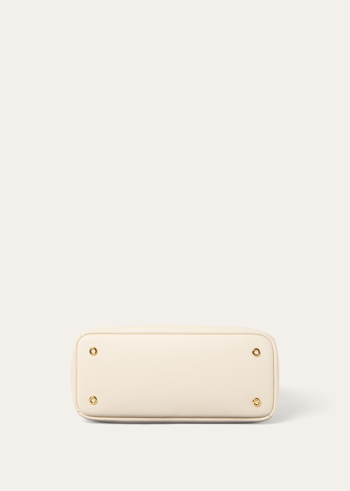 LORO PIANA SMALL NEEDLE BAG  CALFSKIN  COLOUR BABY CASHMERE/SUN GOLD