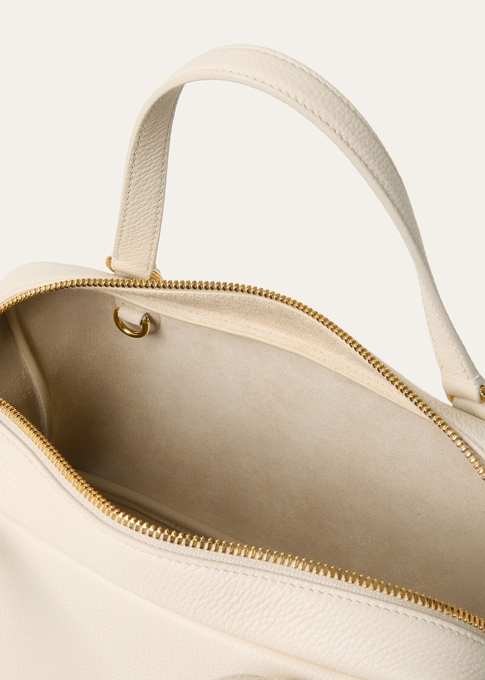Loro Piana Small Needle bag Calfskin Colour Baby Cashmere/Sun Gold