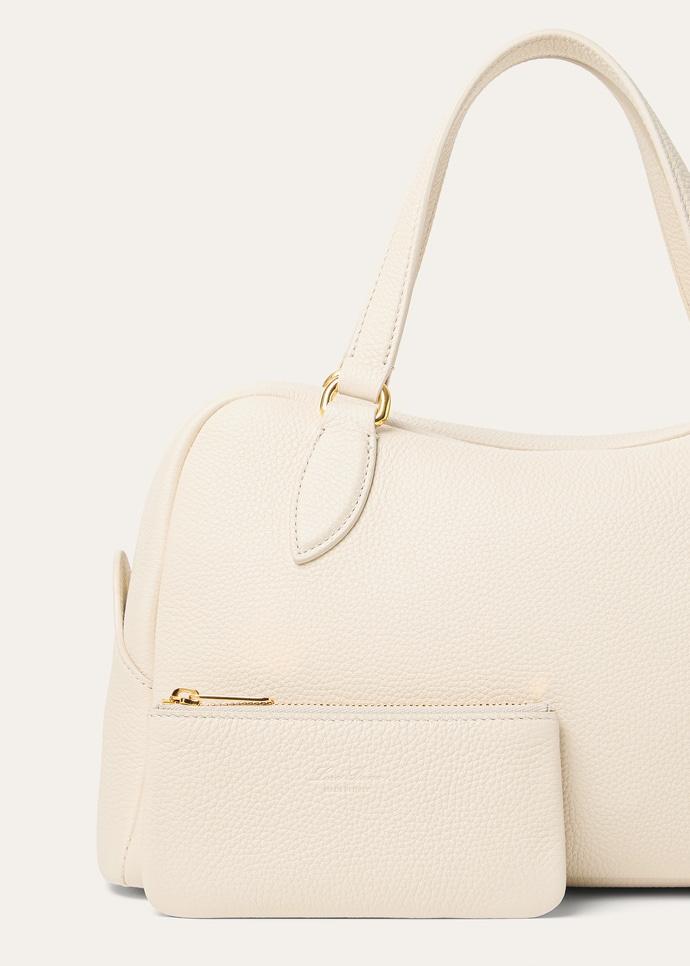 Loro Piana Small Needle bag Calfskin Colour Baby Cashmere/Sun Gold