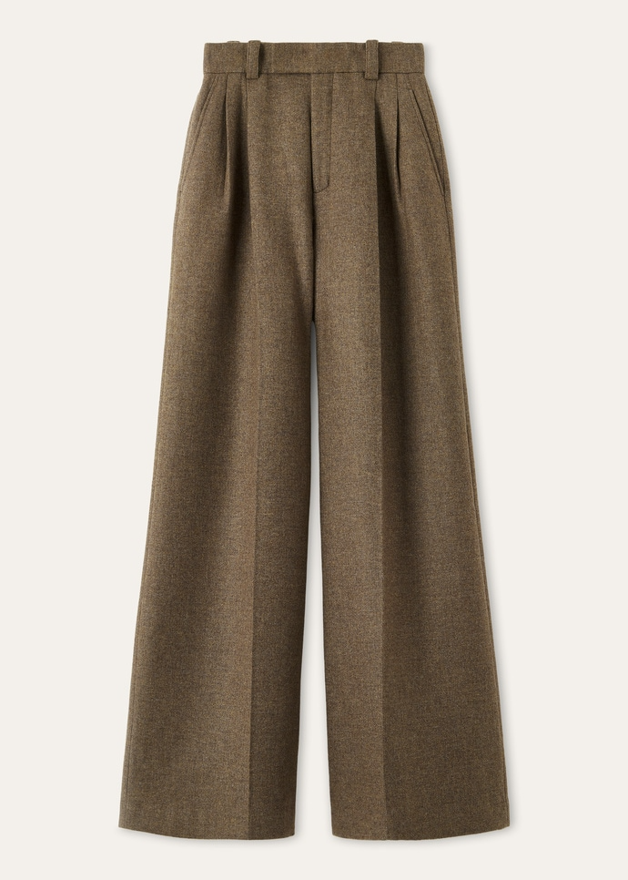 LORO PIANA TIMON TROUSERS  CASHMERE, SILK TUNDRA