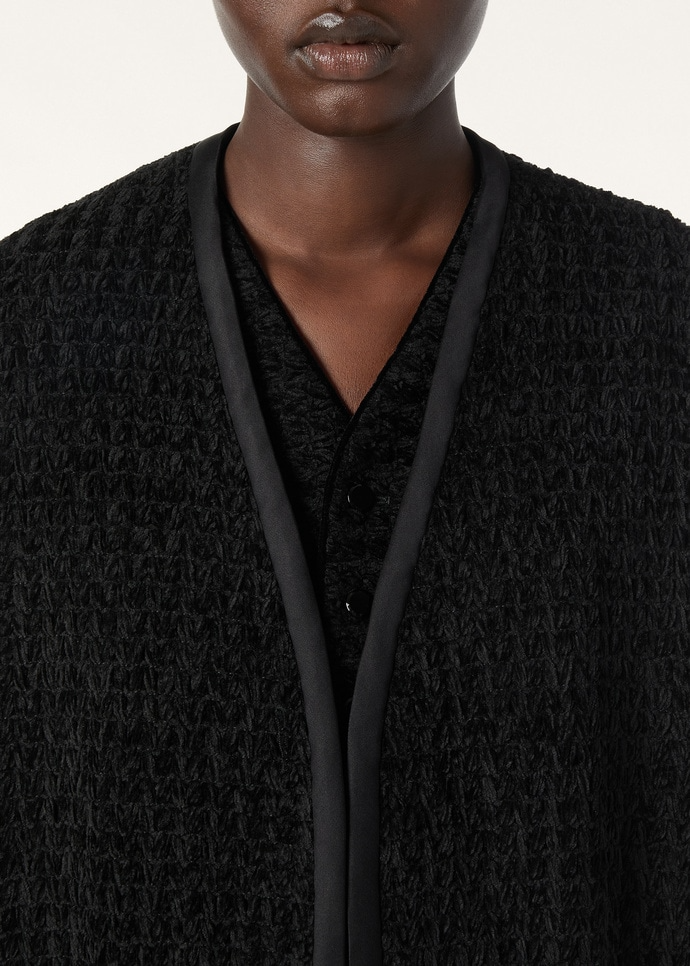 LORO PIANA AMBERLY JACKET  SILK BLACK