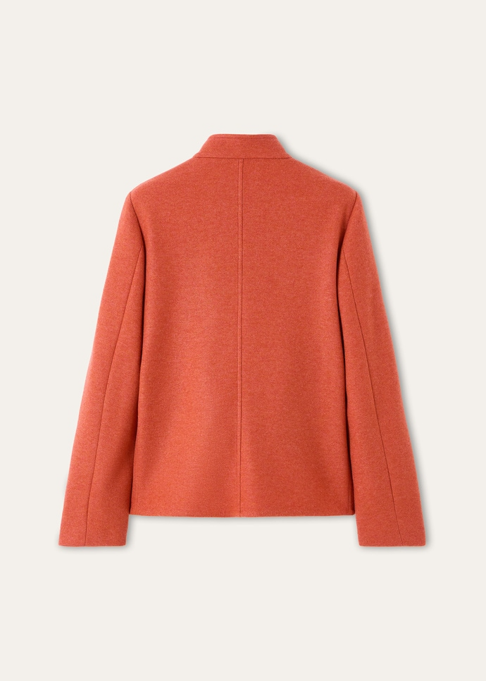 LORO PIANA MINI SPAGNA JACKET  JERSEY NOVALIS CARROT CREAM MELANGE