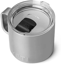 YETI RAMBLER 14 OZ STAINLESS STEEL VACUUM INSULATED STACKABLE MUG WITH CERAMIC LINING MAGSLIDER LID