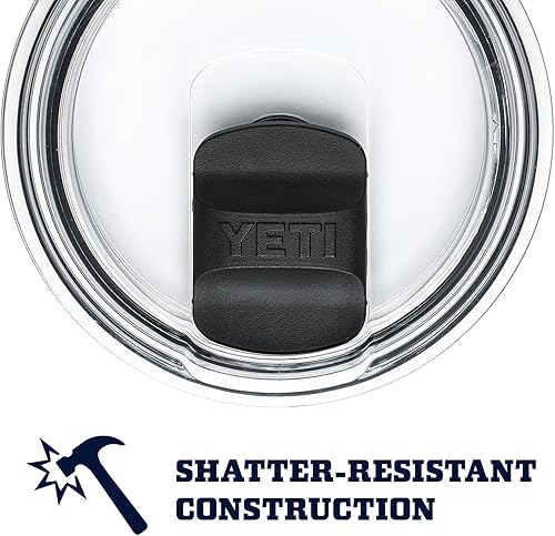 YETI RAMBLER 10 OZ STACKABLE LOWBALL 2.0 WHITE STAINLESS STEEL VACUUM INSULATED CUP WITH MAGSLIDER L