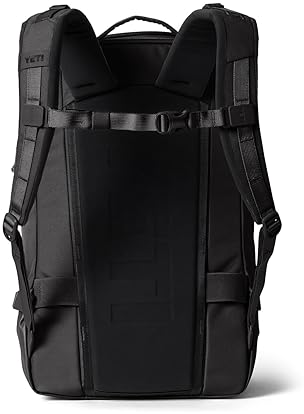 YETI RANCHERO 27L BACKPACK DURABLE ALL-DAY UTILITY PACK, STRUCTURED DESIGN, BLACK