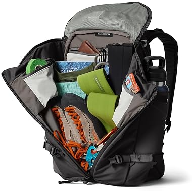 YETI RANCHERO 27L BACKPACK DURABLE ALL-DAY UTILITY PACK, STRUCTURED DESIGN, BLACK