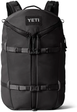 YETI RANCHERO 27L BACKPACK DURABLE ALL-DAY UTILITY PACK, STRUCTURED DESIGN, BLACK