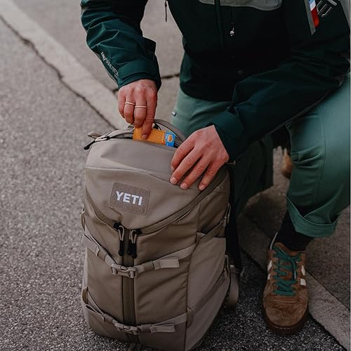 YETI RANCHERO 27L BACKPACK DURABLE ALL-DAY UTILITY PACK, STRUCTURED DESIGN, BLACK